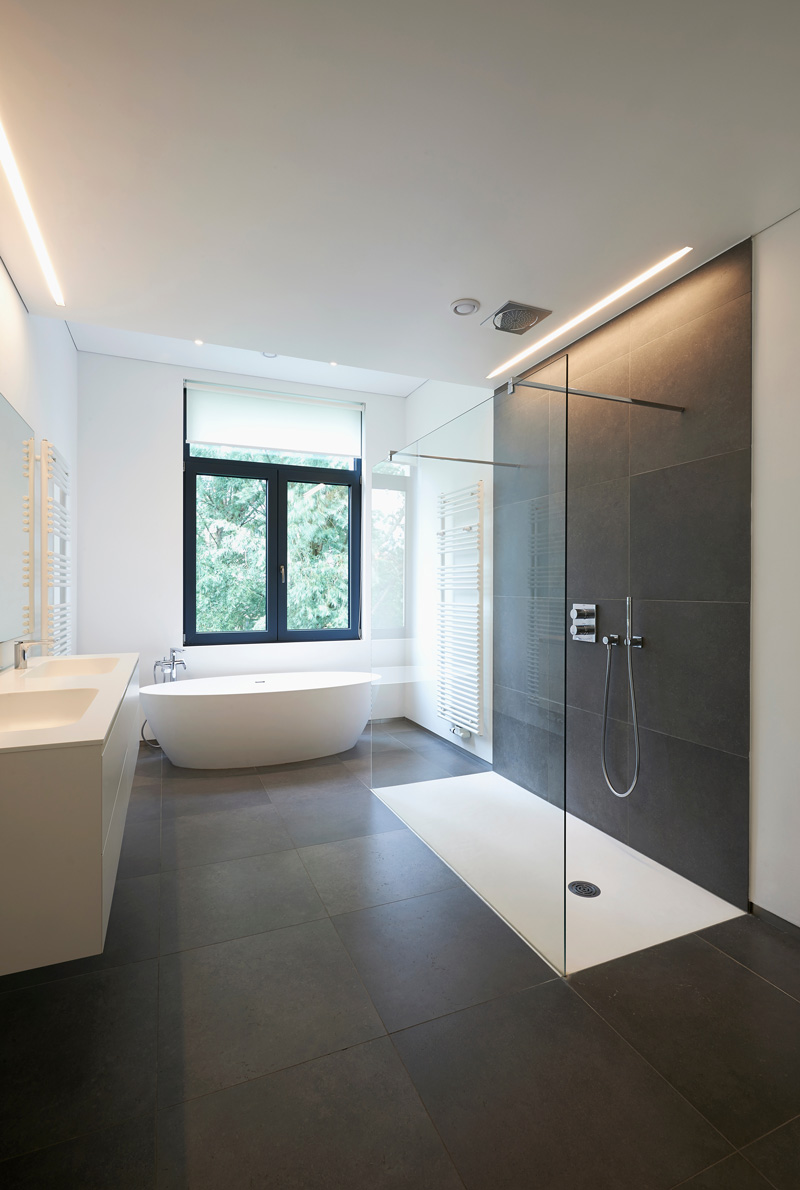 Badsanierung vorher/nachher